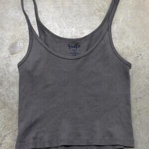 Brandy melville gray ribbed tank